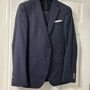 Boss Dark Blue/Navy Men's 3-Piece Suit